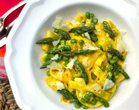 Ricette Di Primavera Pasta Con Asparagi E Zafferano